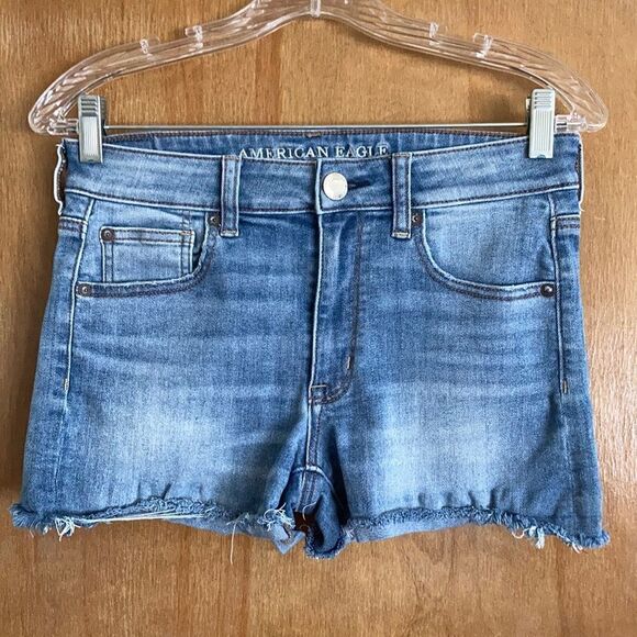 American Eagle Super Super Stretch Hi Rise Shortie - Picture 1 of 7